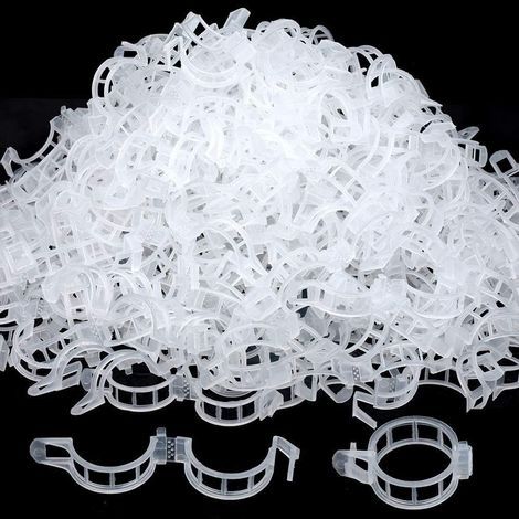 ASPIRER Plante Clips à Suspendre, inces de Jardin pour tomates et légumes de Vigne Clipsplant Support100pcs (1/4)