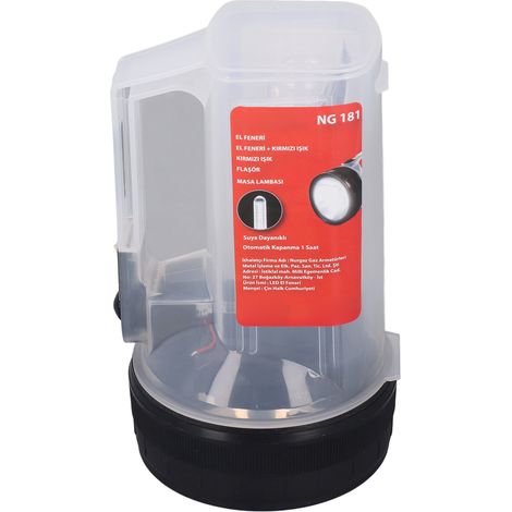 Lampe torche LED puissante, étanche IPX4, 5 niveaux d'intensité réglables, portable pour le camping et les activités de plein air. (1/5)