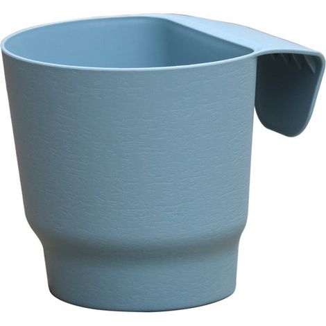 Pot de fleurs suspendu, jardinière en PP, bac à fleurs suspendu pour l'extérieur avec système de drainage efficace, pour fleurs, légumes, balcons, jardinage (1/5)