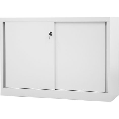 BISLEY Schiebetürenschrank ECO Lichtgrau (1/5)