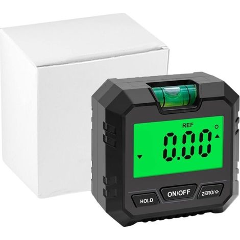 Digitaler Winkelmesser – Magnetischer Neigungsmesser mit hochpräziser kubischer Winkelwaage, magnetischer Neigungsmesser mit Magnetfuß