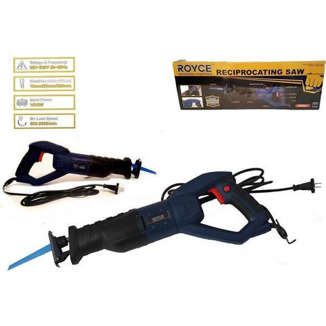 Trade Shop - ELEKTRISCHE SÄBELSÄGE 1010 WATT 2 SÄGEBLÄTTER HOLZ METALL RRS260 - (1/4)