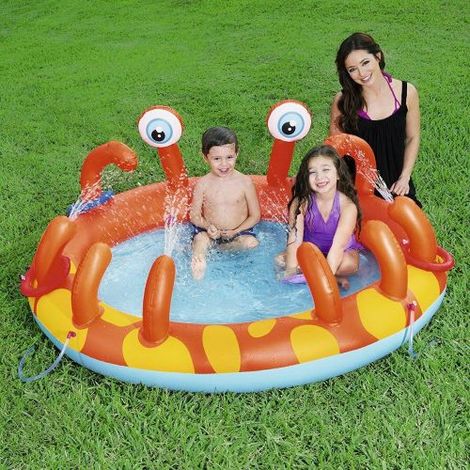 PISCINA GONFIABILE PER BAMBINI BESTWAY PLAY CENTER GRANCHIO CM165X150X63 -53058 (1/5)