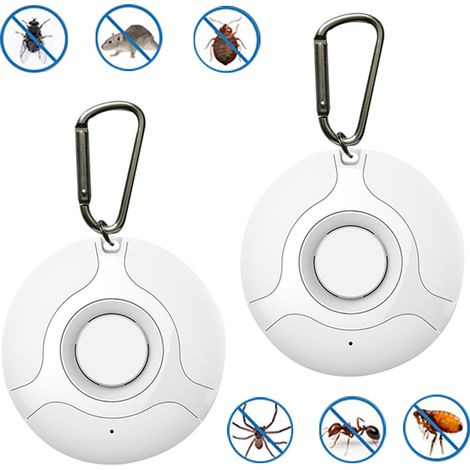 Répulsif anti-moustiques ultrasonique pour l'extérieur, 2 pièces, répulsif pour souris, répulsif électronique intelligent contre les (1/5)