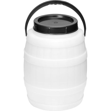 Garronda Bidon Eau 12 litres BPA-Free Petit Fût pour Transport et Stockage Sécurisé GD-0086, Blanc