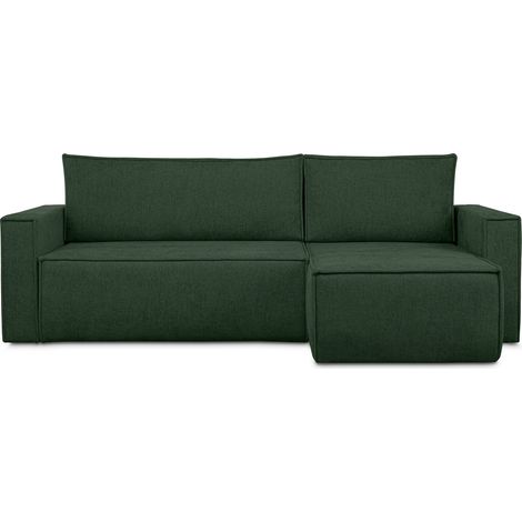 KONSIMO NAPI II Ecksofa Big links/rechts, Schlaffunktion, grün (1/5)