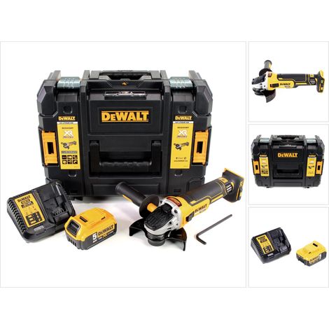 DeWalt DCG 405 P1 Akku Winkelschleifer 18V 125mm Brushless + 1x Akku 5,0Ah + Ladegerät + TSTAK (1/5)