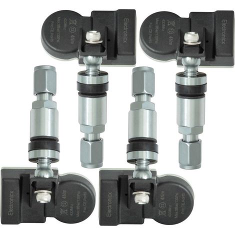4 Reifendrucksensoren RDKS Sensoren Metallventil Gunmetal für Hyundai ix20 JC/IX5 04.2017-06.2020 (1/5)