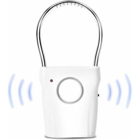 Alarme de Porte et Fenêtre, Alarme Porte et fenetre, Capteur de portefenêtre, de Porte Alarme Anti-vol Vibration, Alarme Maison sans Fil Alarme Antivol pour Poignée de Porte, Fenêtre, 120dB