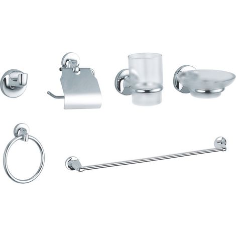 1CF SERIE BAGNO PZ.6 CROMO "TONDO'" (1/2)