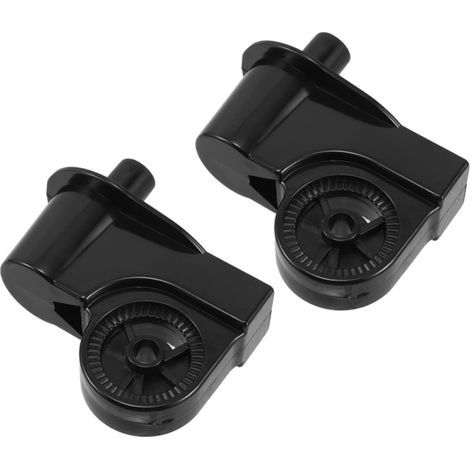 Oszillierender Anschluss für Camping-Standventilatoren, leichter und robuster schwarzer Kunststoff-Netzadapter, 2er-Pack für Zuhause und Büro (1/5)
