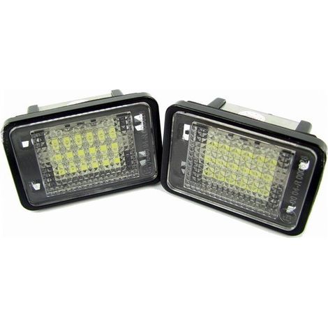 Éclairage de plaque d'immatriculation à LED blanc froid 6000K 12V CANBUS pour Mercedes GLK X204 (1/3)