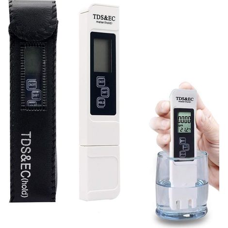 Stylo de test de qualité de eau, testeur numérique électrique TDS-3 pour hydroponie, surveillance de la qualité (1/5)