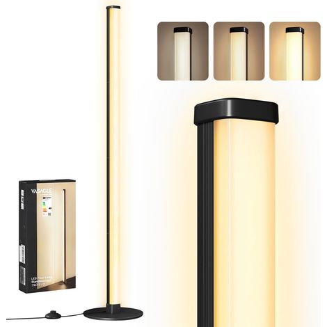 Lampadaire sur Pied Salon, LED Dimmable, 12W 1200LM (1/5)