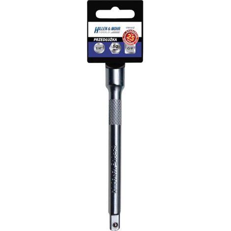 DEDRA - Rallonge CrV 1/4"", 50 mm, avec pendentif - idéale pour les travaux de précision