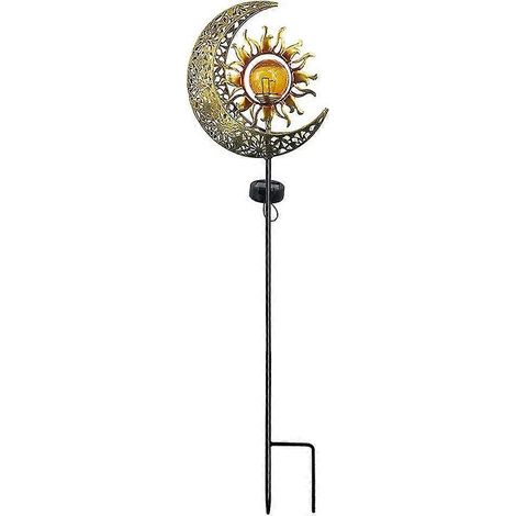 Lampes solaires décoratives d'extérieur pour jardin, allée, terrasse, cour et jardin (1 paquet) (1/5)