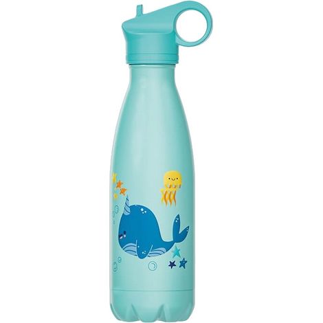 Botella térmica Maestro Ballena Azul para niños, 400 ml (1/4)