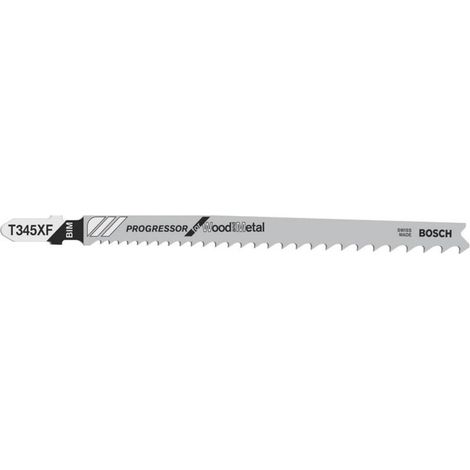 Bosch T 345 XF Progressor lama da sega grigia pack 25