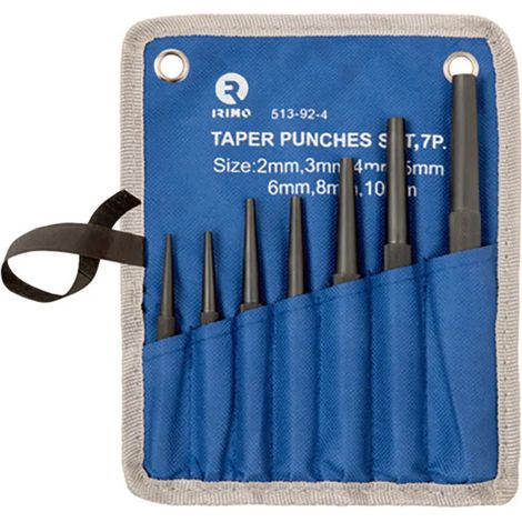 Outils à frapper palmera round conical punches Präzision Etui