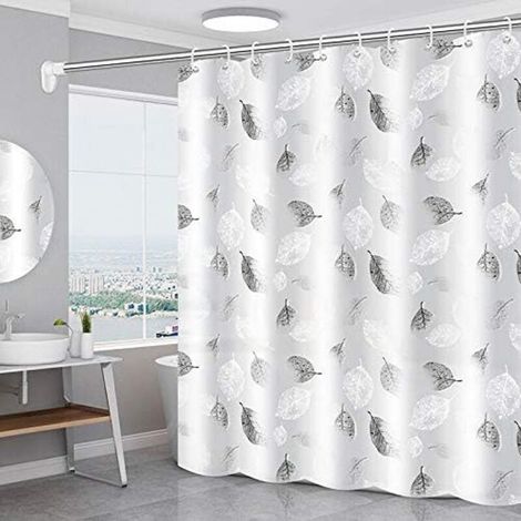Rideau de Douche,Rideau de Douche Imprimé,Rideau de Douche Transparent,Rideau de Douche Original,Rideau de Douche Baignoire (Feuille, 180 200cm)
