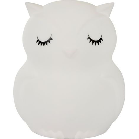 Litecraft Glow Owl Table Lamp LED Children's Night Light - Colour Changing (1/5)