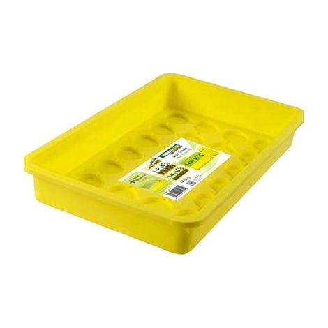 Bac à semis jaune 38 x 24 x 6cm – Set de culture pour semis en intérieur – Matériau résistant aux UV – Idéal pour professionnels – Windhager