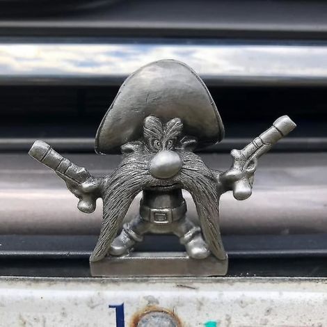 Kühlerfigur, Cartoon-Oldtimer-Autodekoration, Metall-Kühlerfigur