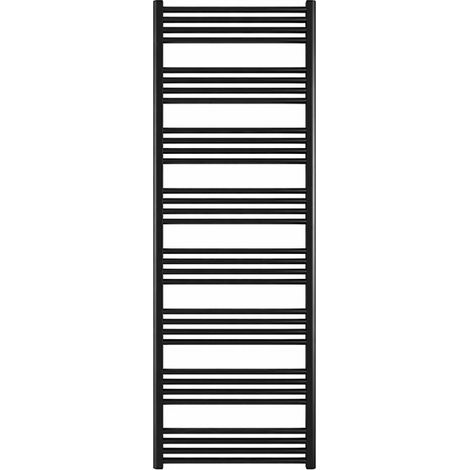 Sèche-serviette mixte noir - (HxL) 1860x430 mm - 800 Watt - 700 Watt - FIO1860-430Z1N