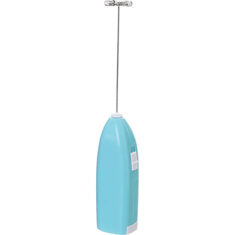 Mousseur à lait portable bleu, batteur électrique à œufs, mini fouet pour crème, mélangeur de boissons pour pâtisserie domestique (1/5)