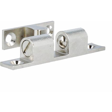 Doppelkugelschnäpper Schnapper Schnäpper Kugelschnapper Messing vernickelt 50mm (1/4)