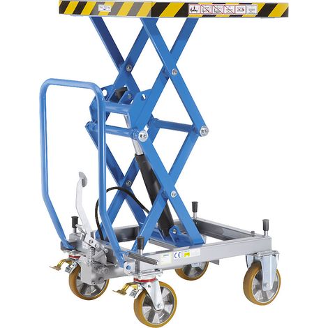 eurokraft pro, Table élévatrice mobile à doubles ciseaux, force