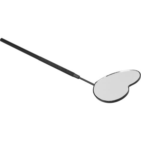 Miroir de Maquillage Cœur Portable en Acier Inoxydable pour Prothèse Cils (1/5)