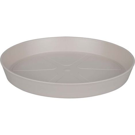 Elho Loft Urban Saucer Round 17 Warm Grey Sottovaso Rotondo