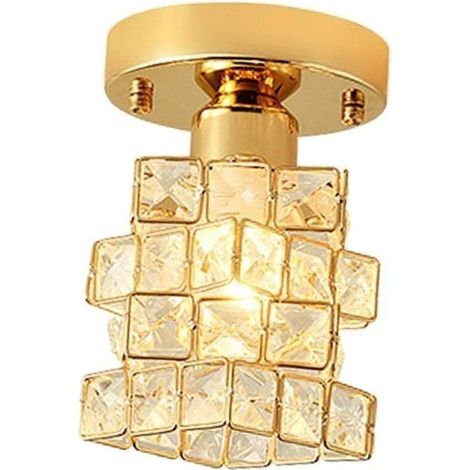 Modern crystal ceiling light near the ceiling light fixture LED chandelier ceiling light for entryway hallway office living room Style A (1/4)
