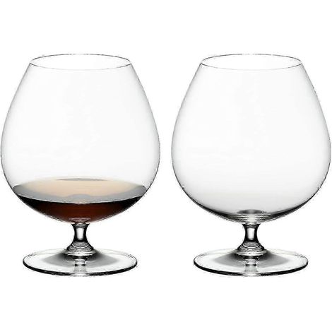 JIAJIEFANG Set aus 2 Cognac-/Brandygläsern zum Verkosten und Genießen edler Spirituosen (1/4)