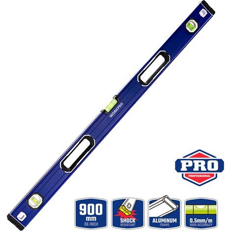 Niveau Magnétique 90cm Précision Magnétique Longue -