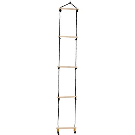 Échelle en bois - TP TOYS - Corde Noire - H 190-250 cm (1/4)