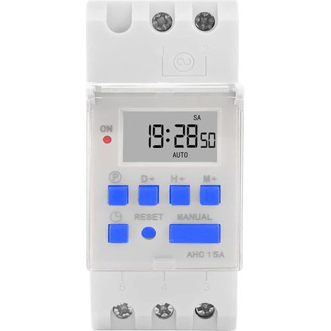 THC15A AHC15A - Minuterie sur rail DIN, relais programmable (1/5)