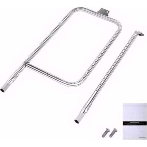 61.6 x 26.4CM Tube Brûleur 65032 pour Weber Q300 Series Q320, Q3000, Q3200, Acier Inoxydable Rampe Gazgrill Accessoire (1/4)