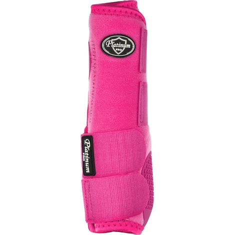 PLATINUM PRO Protezioni western POSTERIORI anatomiche TAGLIA S FUCSIA (1/3)