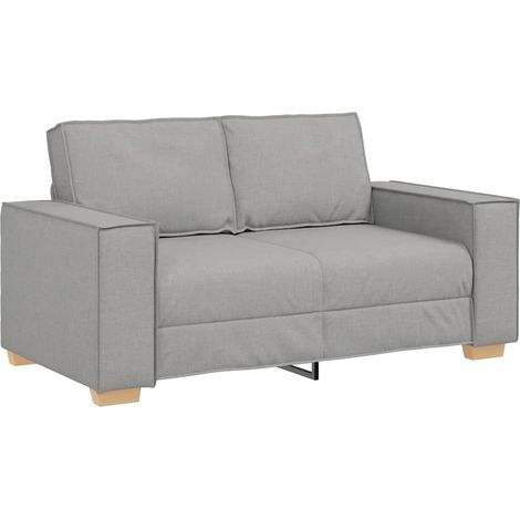 2-Sitzer Sofa Wolkengrau 120 cm Stoff vidaXL (1/5)