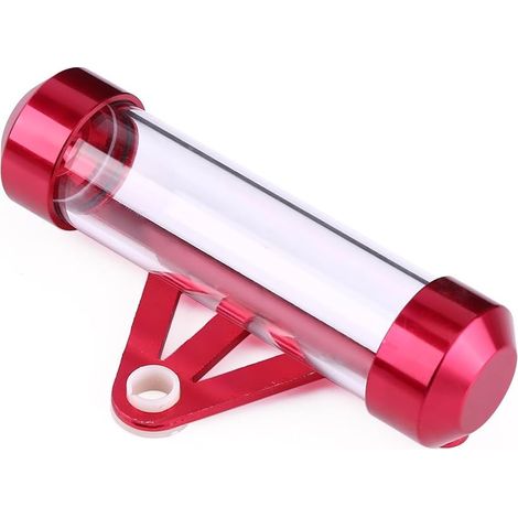 Support cylindrique de moto, cadre de tube de disque de taxe de moto imperméable de moto(rouge) porte vignette assurance moto support carte verte moto s1000r+cylindre assurance moto cylindr