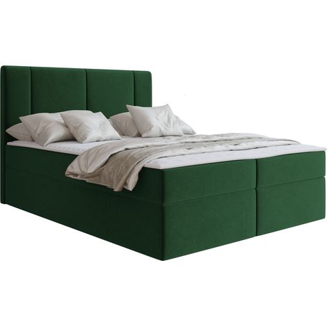 Cama continental Zanesville 101, Manila 35, Continental, Doble, 180x200, Tapiz, Somieres, 182x209x115cm