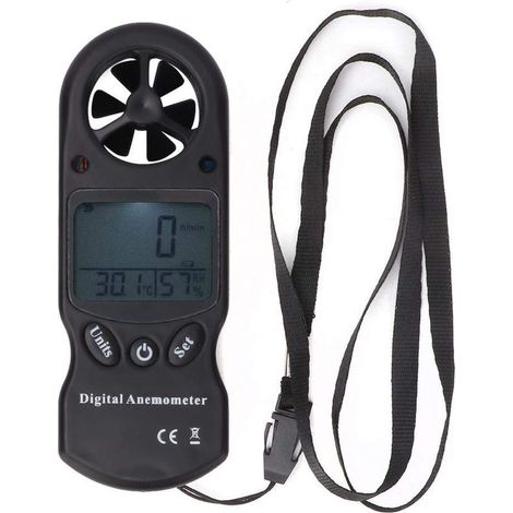 Anémomètre, Thermomètre Numérique, Anemometre Portable Anemometre Connecté Anémomètres pour la Planche à Voile, la Voile (1/5)
