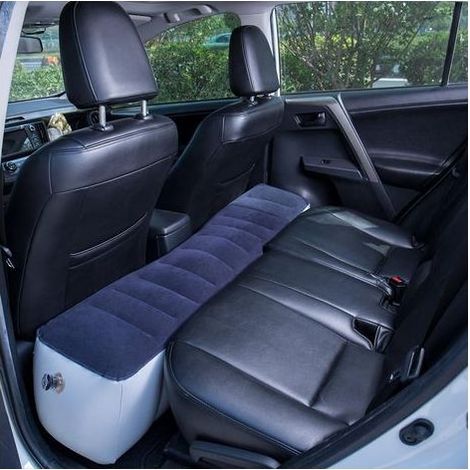Aufblasbares Reisebett – 180 x 60 cm – Für Auto, Wohnmobil, Transporter – Universell passend für 95 % aller Modelle – Inkl. Kissen und Reparaturset – 1 Stück (1/5)