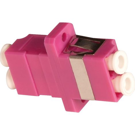 Adaptateur LC duplex multimode Lanview OM4 en zircone avec boîtier SC, LVO231256