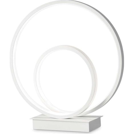 Lampada Da Scrivania-Ufficio Moderna Oz Metallo Bianco Led 23W 3000K Luce Calda (1/3)