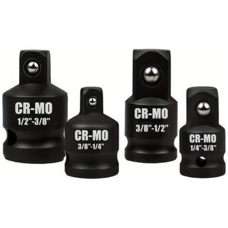 Adapter for Impact Reducer, 1/2 to 3/8 3/8 to 1/2 1/4 to 3/8 3/8 to 1/4, Socket for Torque Wrench, Ratchet, Drill (1/5)