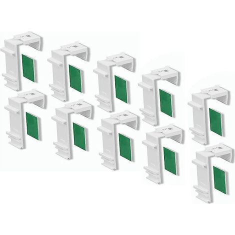 Voici un titre produit optimisé en français (moins de 190 caractères) :\n\nSupports centraux renforcés pour stores, fixations en plastique pour fenêtres, installation simple et rapide, brackets de sou (1/4)