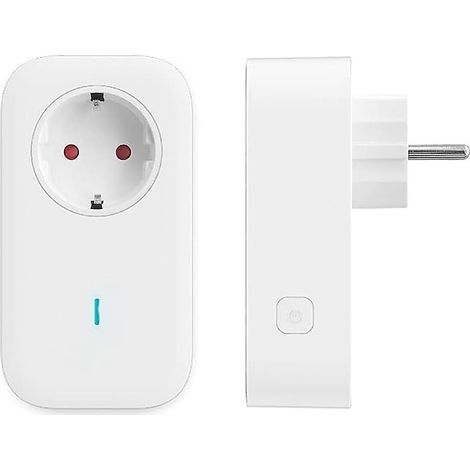 Prise de courant Wi-Fi compatible avec Alexa et IFTTT, avec fonction de suivi de la consommation d'énergie et minuterie. (1/4)